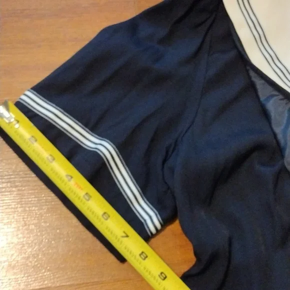 Vintage 80's 90's J.B.S. LTD Navy Blue Sailor Inspired Midi Dress USA Made - Picture 14 of 14